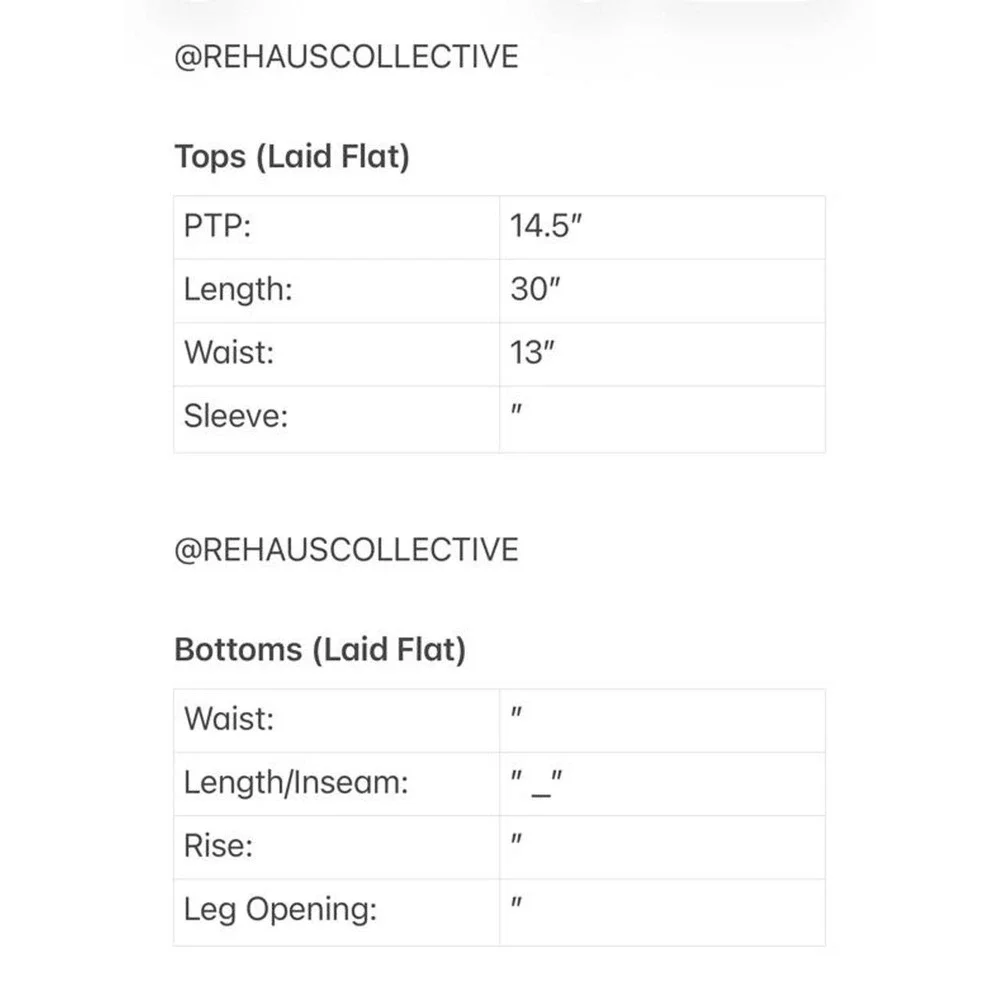 Weissman style profile